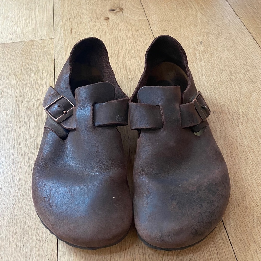 Birkenstock Clog Brown Leather 37